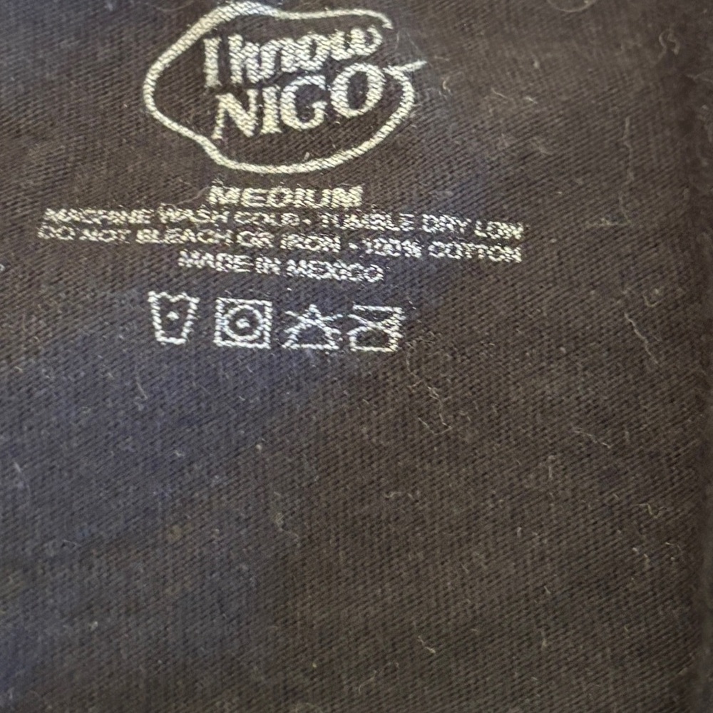 “I Know Nigo” Victor x Victor & Nigo Collab Black SS T-Shirt Men’s Medium - Picture 5 of 5